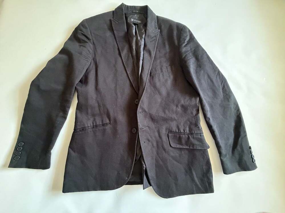 INC Black Blazer Slim Fit Size M Work Office Business Y2K Minimal Capsule